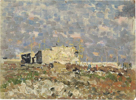 Кузнецов Николай Дмитриевич. Строится цех завода